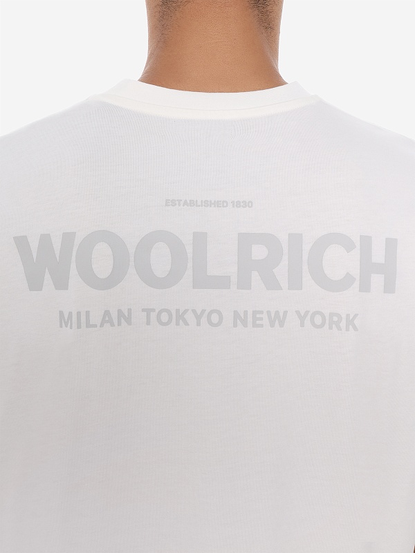 Футболка муж Woolrich CFWOTE2010MRUT5334 ARCTIC WHITE - 5
