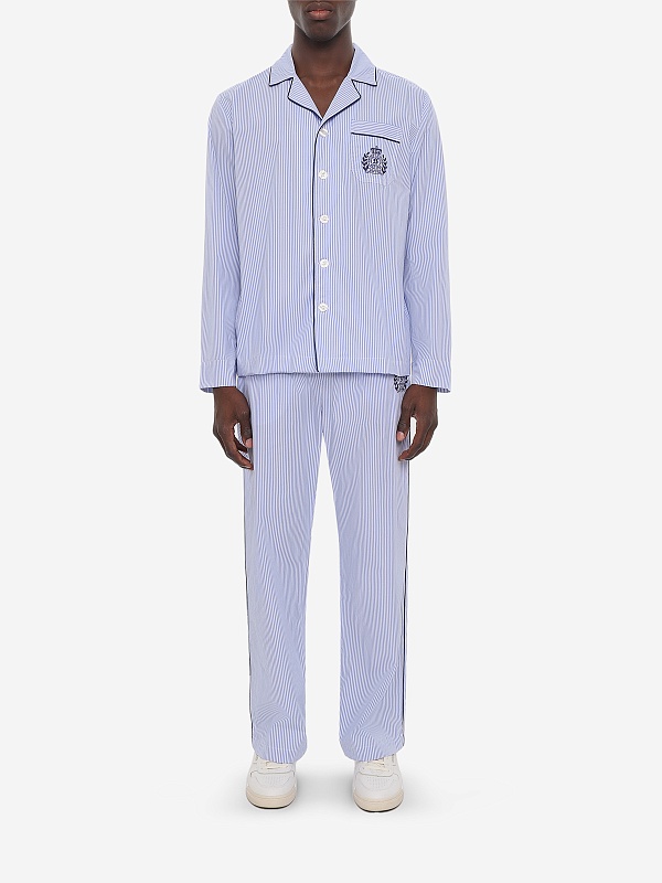 Рубашка муж Sporty & Rich SI02164243ST02 Blue Stripe - 1