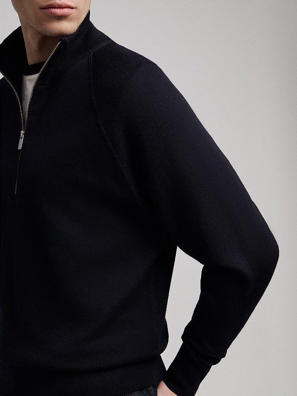 Свитер муж Barena Venezia KNU5704 0504 170 Navy - 6