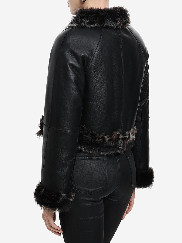 Шуба жен Burka TG-1415B/50BR Разноцветный - 6