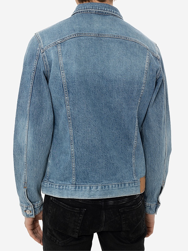 Куртка джинсовая муж 7 For All Mankind JSK5C100ES LIGHT BLUE - 4