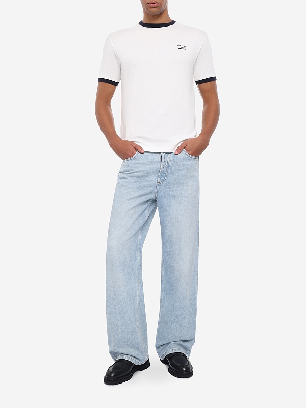 Футболка муж Drôle de Monsieur PERM-TS339-CO311-OW OFF WHITE - 1