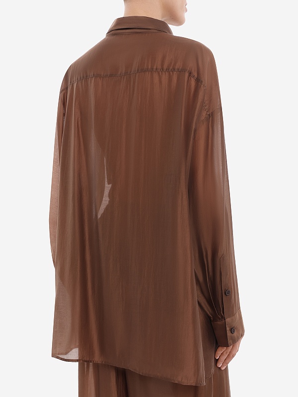 Блуза жен TheLatest TLW04010T0161ABTP CHOCOLATE - 4
