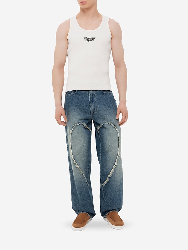 Майка муж Carne Bollente SS25TT0401 Off-White - 1