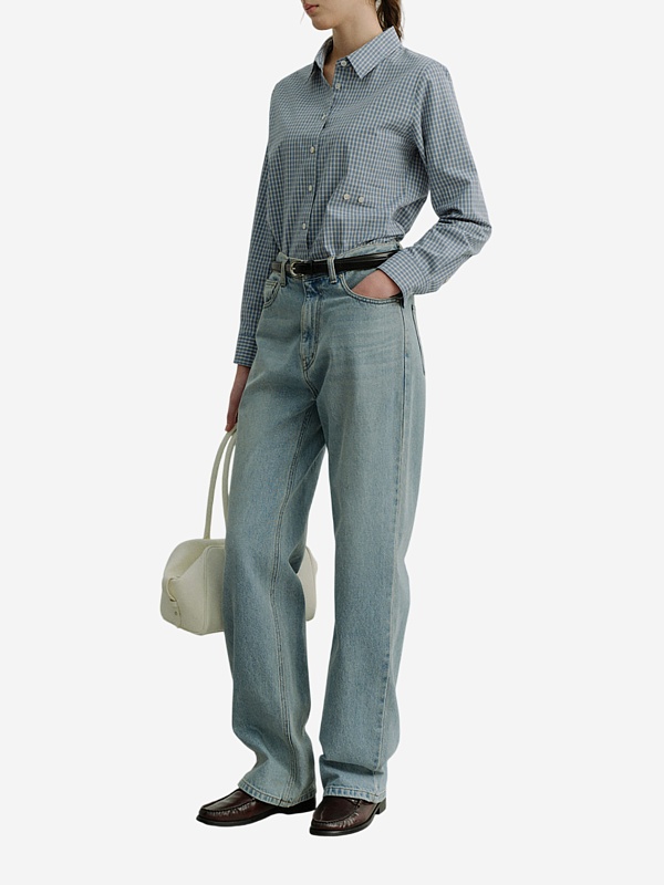 Джинсы жен DUNST UDPA6A205B1 LIGHT BLUE - 2