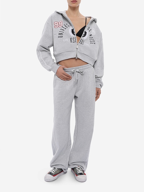 Худи жен Ksubi WSP26FL002 grey - 1