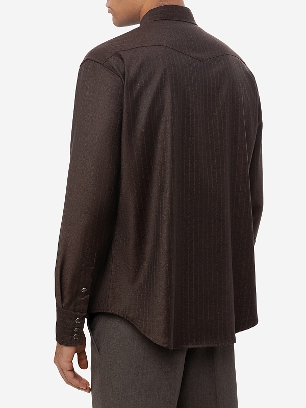 Рубашка муж Tonywack BE34SH27 SEPIA BROWN - 3