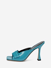 Босоножки By Far 22PFOLIAZW Olivia Azur Semi Patent Leather