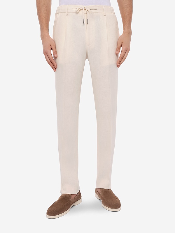 Брюки муж TAGLIATORE P-NEWMAN TGT 340021 EA959 OFF WHITE - 3