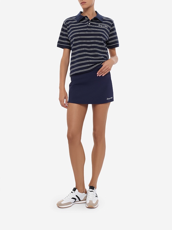 Поло жен Sporty & Rich TO085710326BL107 Dark Navy/White White - 1