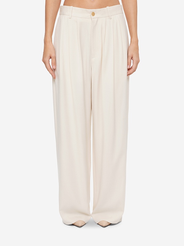 Брюки жен THE ROW 7519-W2709 ATC ANTIQUE CREAM - 2