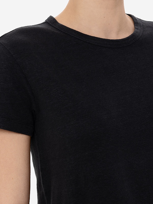 Футболка жен Officine Generale S24WTEE207 BLACK - 5