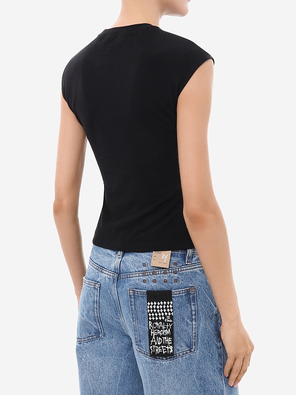 Топ жен Ksubi WFA24TE020 Black - 4