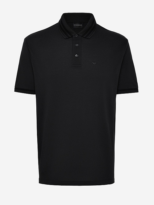 Поло муж Emporio Armani EM000859 AF12955 U8168 BRISTOL BLACK - 0