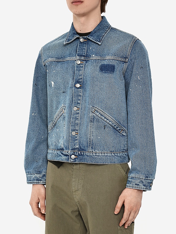 Куртка джинсовая муж MM6 SH0AM0006 S30589 979 - 3