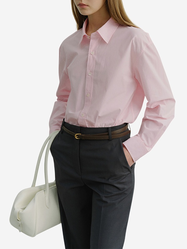 Рубашка жен DUNST UDSH6A103P1 SOFT PINK - 3