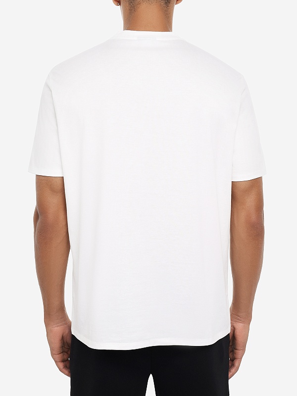 Футболка муж Emporio Armani EM004583 AF13669 M0307 OFF WHITE -EA LOGO 16CM HD PRINT DIS 2 - 4