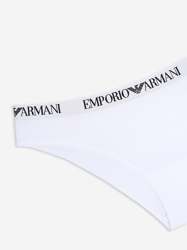Набор (трусы 2 пары) жен Emporio Armani EW000403 AF13033 M0069 WHITE/WHITE - 3