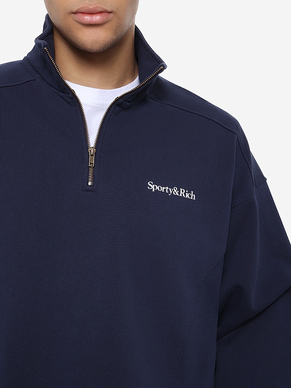 Толстовка муж Sporty & Rich ST08161300BL106 Dark Navy - 5
