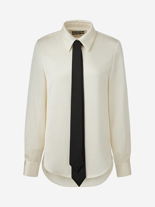 Блуза жен EENK ELS-1P350-SH01-IV Ivory - 0