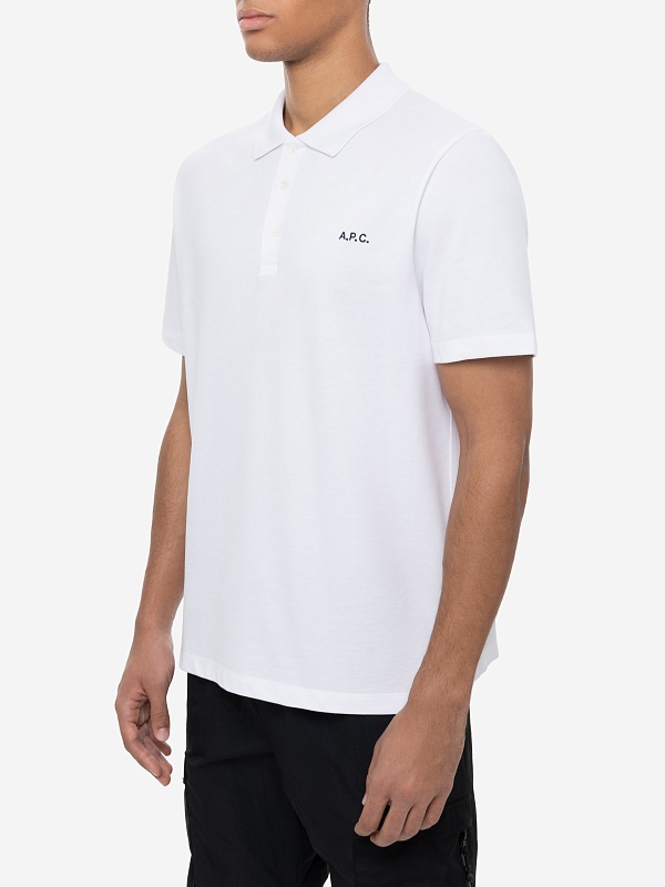 Поло муж A.P.C. COGWZ-H26342 AAB WHITE - 2