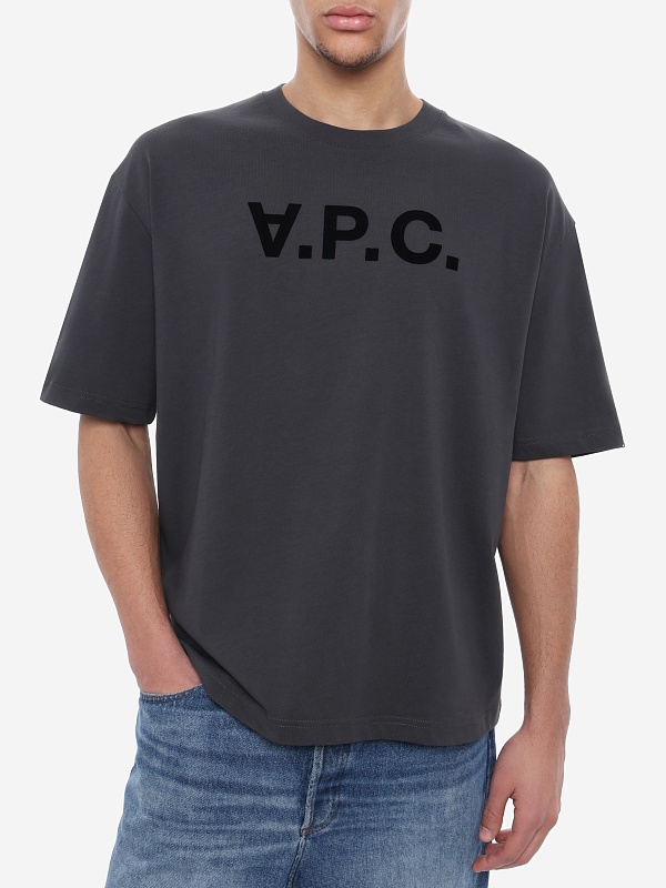 Футболка муж A.P.C. COHLR-M26385 LZA FALSE BLACK - 3