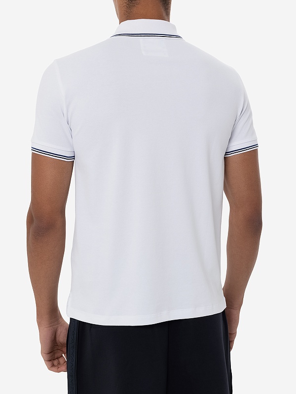 Поло муж Emporio Armani 8N1FB4 1JPTZ 0100 BIANCO OTTICO - 3