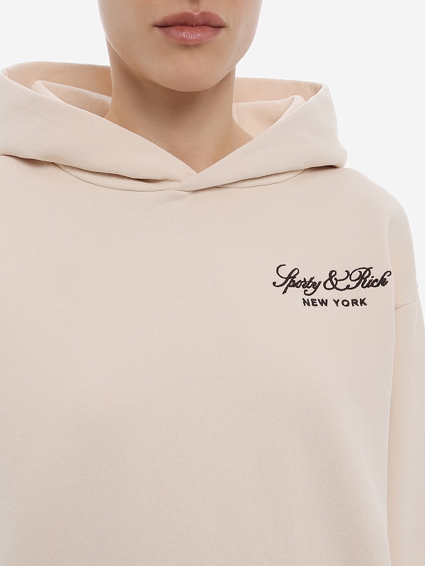Худи унисекс Sporty & Rich ST09165232WH37 Ecru - 4