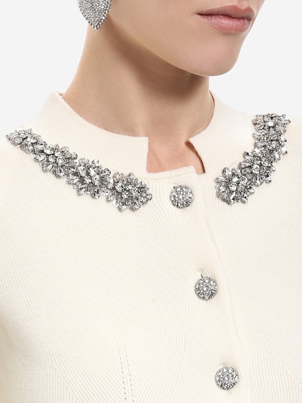 Платье жен Self-Portrait AW25-138M-C CREAM - 4