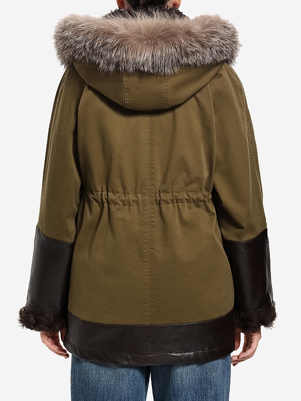 Парка жен VLADIMIRO GIOIA VG2505 Military green - 3