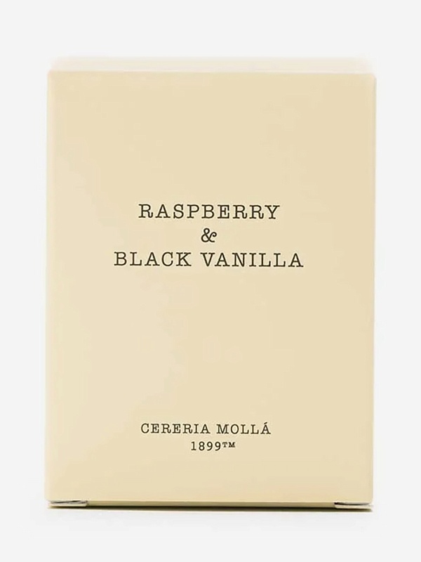 Свеча унисекс Cereria Molla 1899 MI5533 Raspberry & Black Vanilla 70г - 1