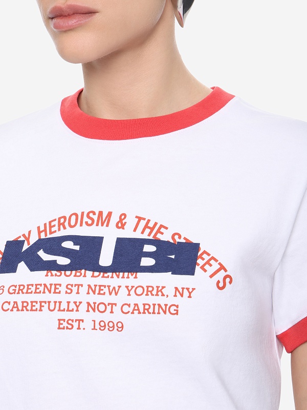 Футболка жен Ksubi WPS26TE002 white - 4