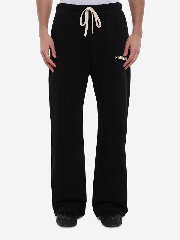 Джоггеры муж IH NOM UH NIT NUS26381 L66_BLACK+CREAM - 3