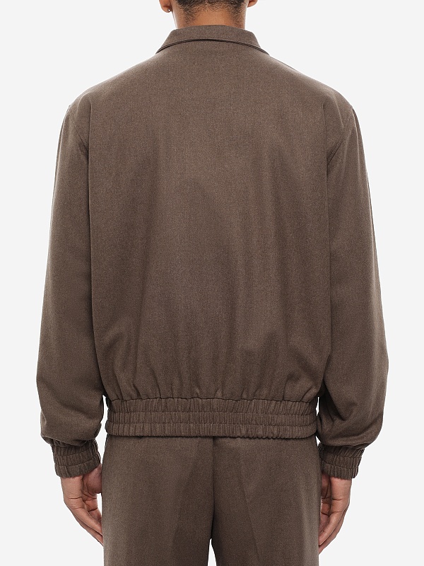 Бомбер муж Drôle de Monsieur L-JT234-WV016-LBR LIGHT BROWN - 4