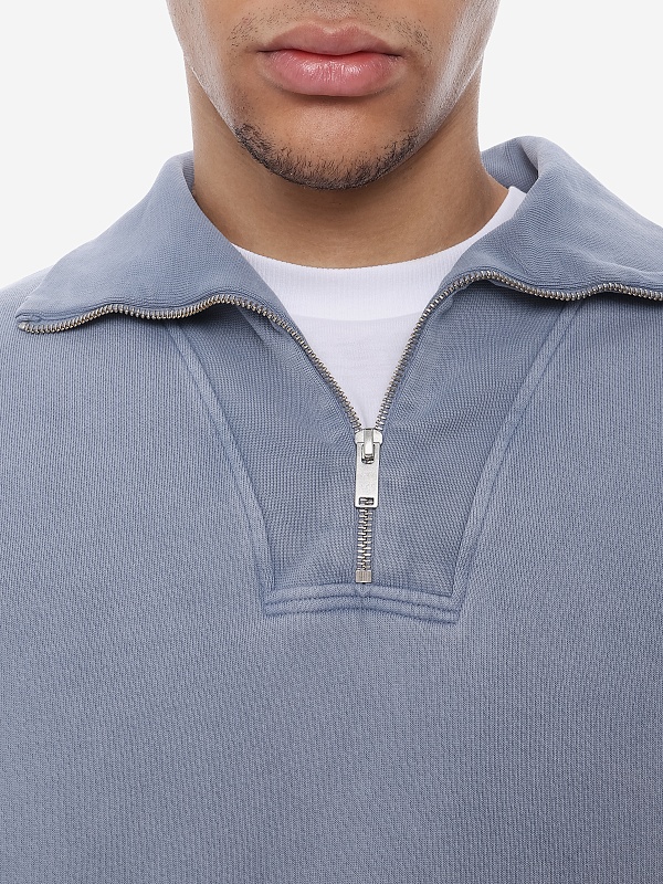 Толстовка муж A.P.C. COHMU-H37014 IAB LIGHT BLUE - 5