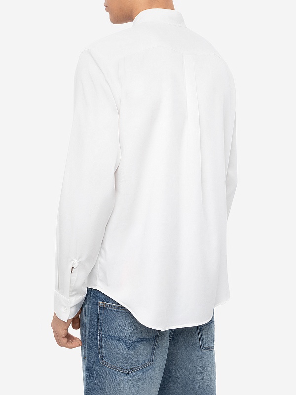 Рубашка муж Carne Bollente AW25LSS0202 White - 3