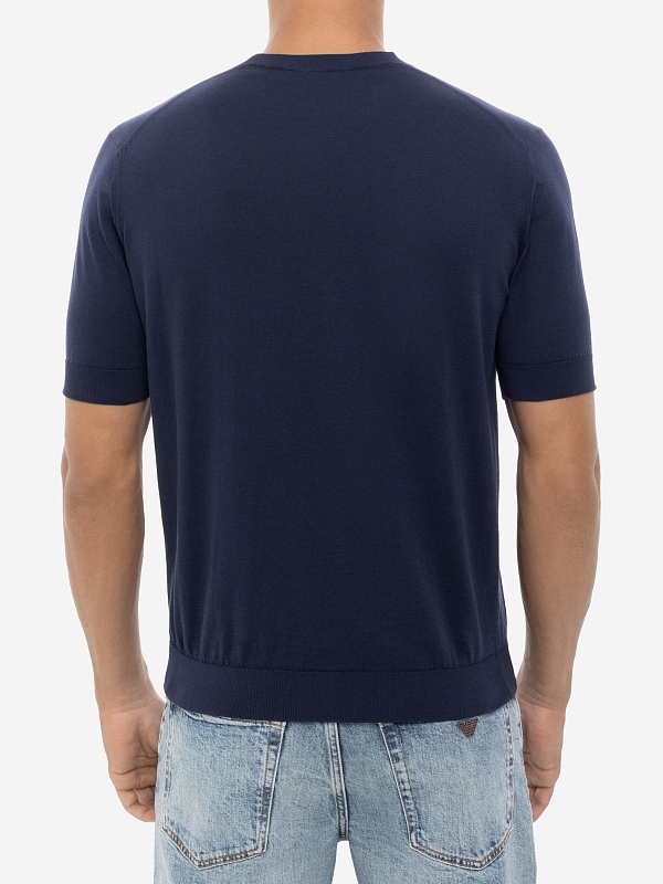 Джемпер с коротким рукавом муж Filippo De Laurentiis GC1MC SU18R 891 - 3