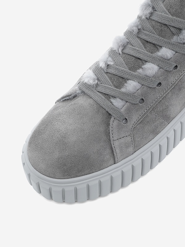 Кеды высокие жен Kennel & Schmenger 25410-547 nebbia/kiesel Sohle light grey - 5