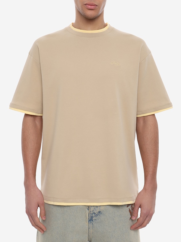 Футболка муж Drôle de Monsieur J-TS288-CO002-BG BEIGE - 3