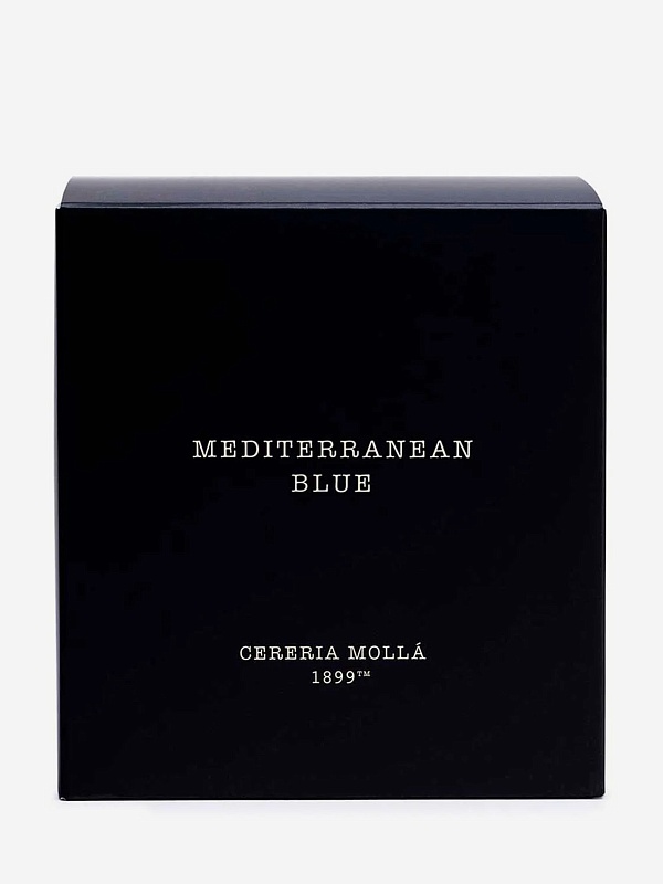 Свеча унисекс Cereria Molla 1899 6641 Mediterranean Blue XL, 3 фитиля 600г - 1