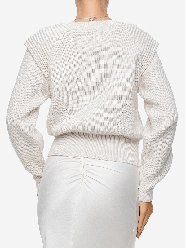 Свитер жен IRO WP12AHANU WHI01 WHITE - 5