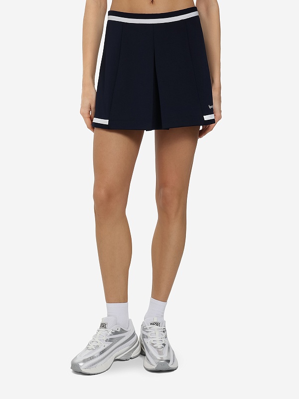 Юбка жен Sporty & Rich SK01161300BL107 Dark Navy/White - 2