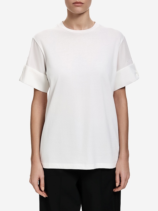 Футболка жен EENK EEB-1P350-TS02-WT Ivory - 3