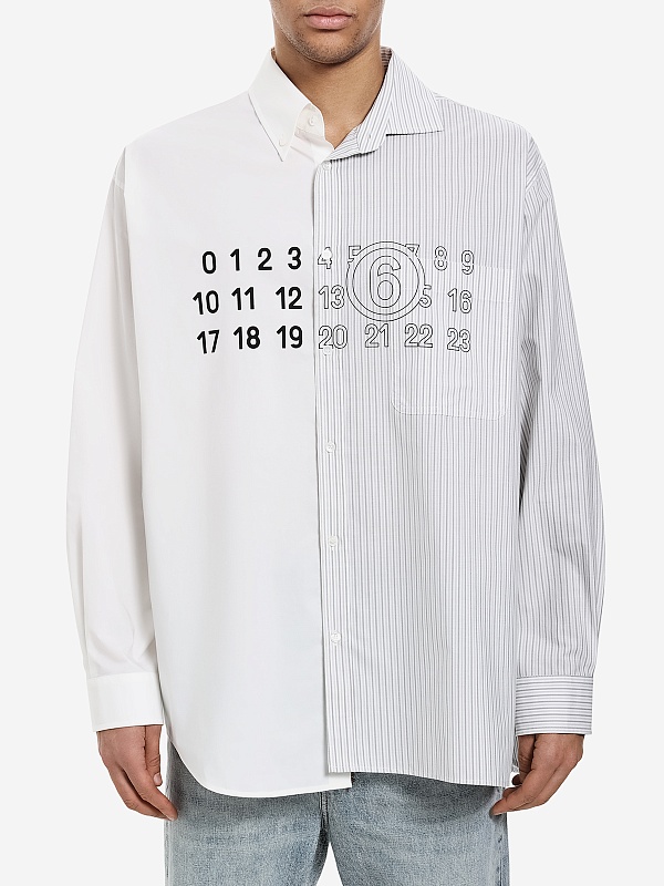 Рубашка муж MM6 SH0DT0025 MTN085 961 - 2