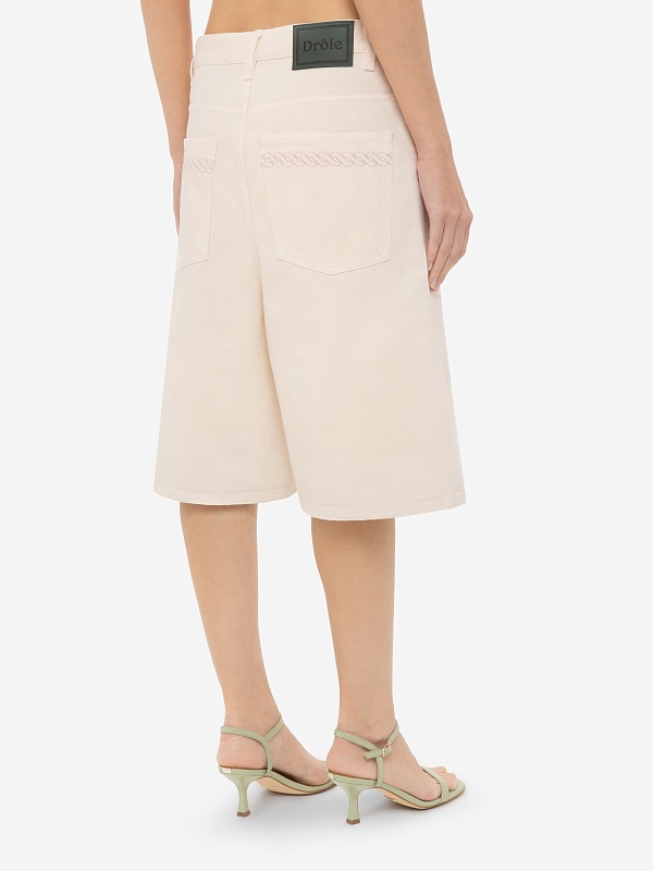 Шорты муж Drôle de Monsieur G-BS147-CO188-OW OFF WHITE - 7