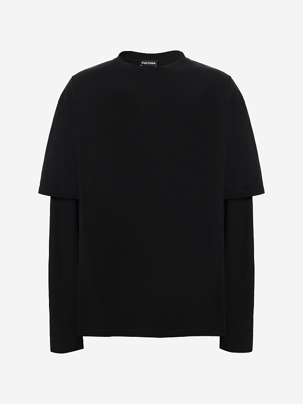 Футболка муж CULTURA S26TL34JE90 black - 0