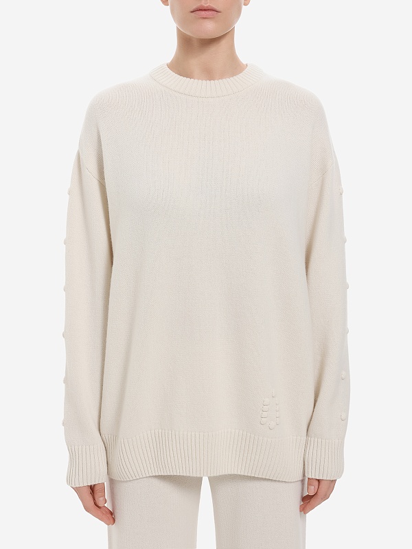 Свитер жен Burka kn25-s001 Молочный - 2