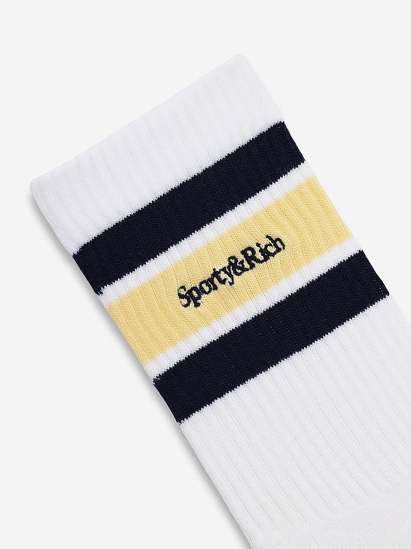 Носки жен Sporty & Rich AC00476300WH92 White/navy/almond Navy - 2
