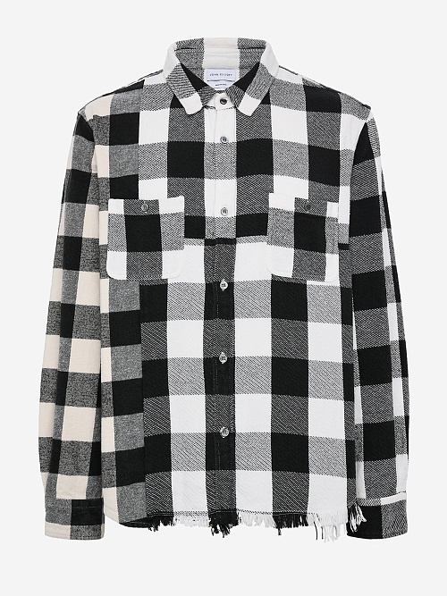 Рубашка муж John Elliott E088I801249A Black X White - 0