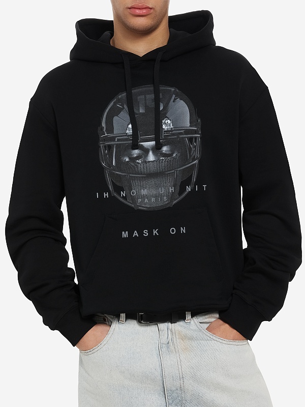 Худи муж IH NOM UH NIT NUW25230 009_BLACK - 3